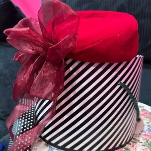 Vintage Best & Company Red Wool Hat